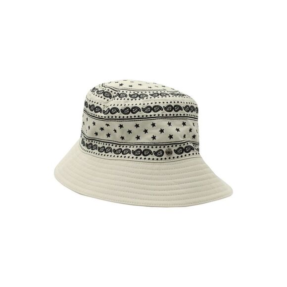 Hermes Bob RIde Bandana Bucket Hat in Cream Polyamide - Picture 2 of 7